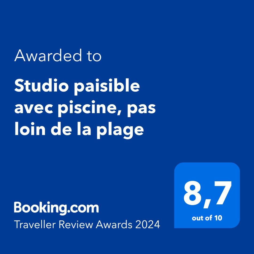 Studio Paisible Avec Piscine, Pas Loin De La Plage Trinite  Esterno foto